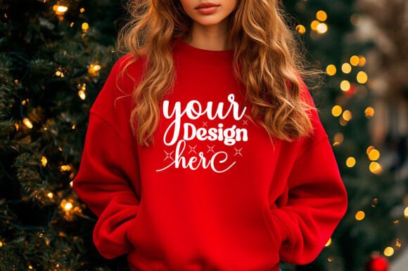 Christmas 18000 Hoodie Mockup: Graphics for Product Mockups