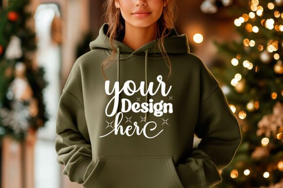 Christmas 18000 Women Hoodie Mockup 48: Graphics for Product Mockups