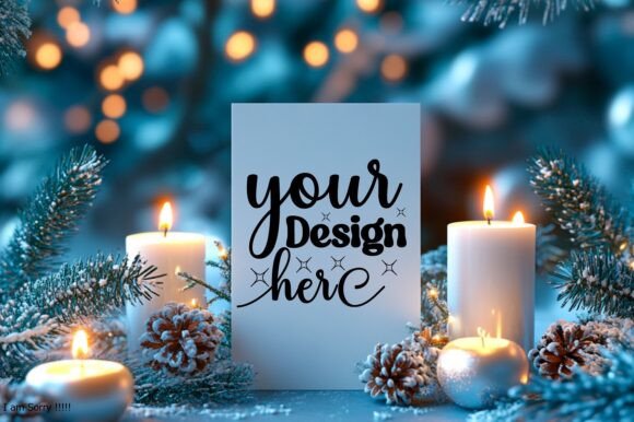 Christmas Card Mockup 45: Premium Graphics for Product Mockups