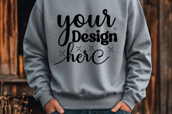 Christmas Gildan 18000 Mockup 67: Graphics for Product Mockups