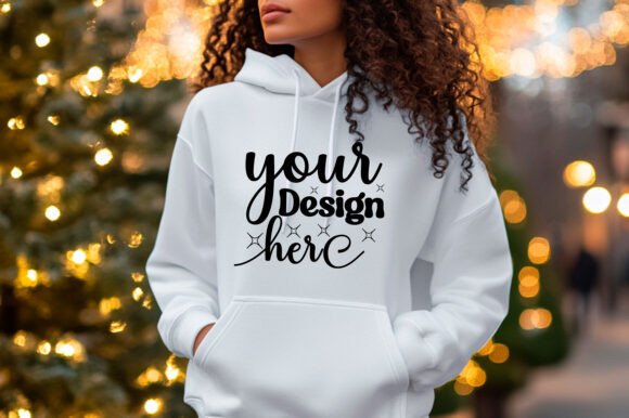 Christmas Girl Hoodie Mockup 99: Graphics for Product Mockups