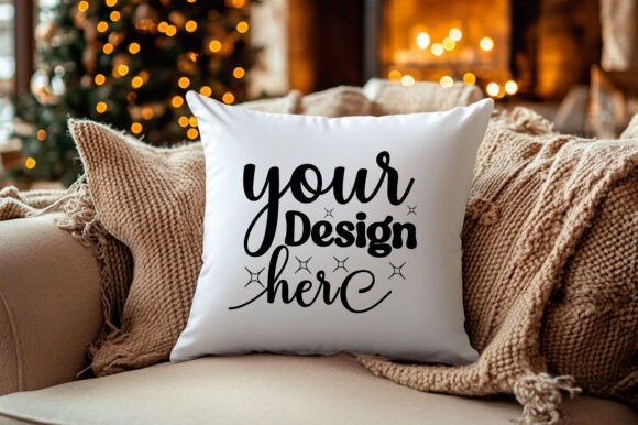 Christmas Pillow Mockup 71: Premium Graphics for Product Mockups