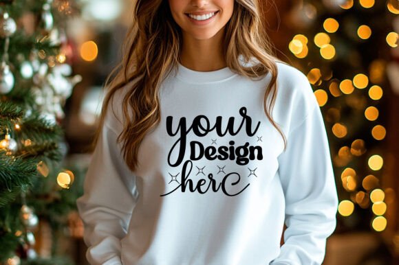 Christmas Sweater Mockup 163: Essential Graphics & Product Mockups