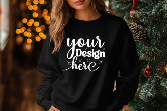 Christmas Sweater Mockup 35: Graphics for Product Mockups