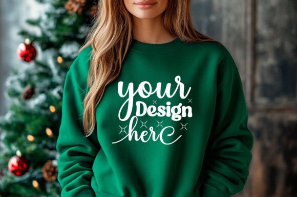 Christmas Sweater Mockup 46: Graphics for Product Mockups
