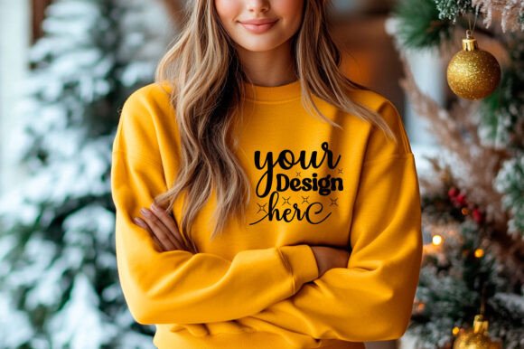 Christmas Sweater Mockup 84: Premium Graphics for Product Mockups