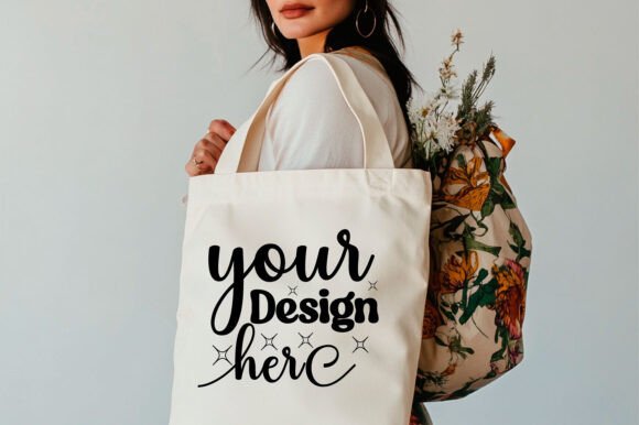 Christmas Tote Bag Mockup 114: Premium Graphics for Product Mockups