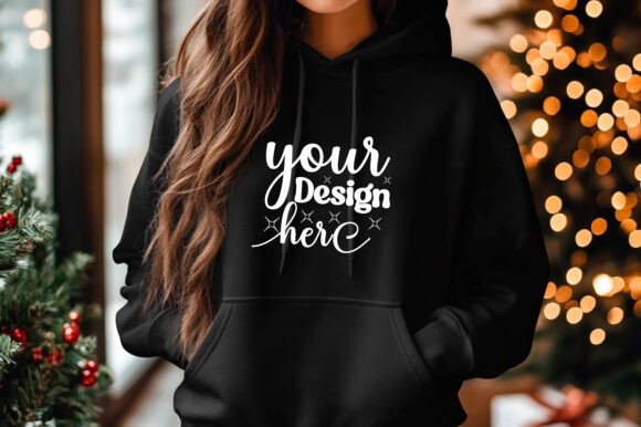 Gildan 18500 Hoodie Mockup 12: Graphics & Product Mockups