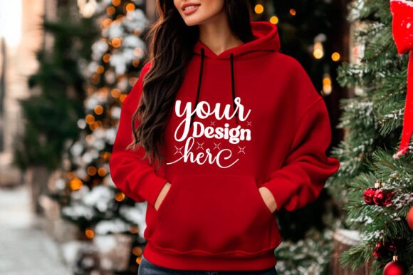 Gildan 18500 Hoodie Mockup 7: Graphics & Product Mockups