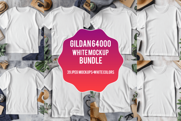 Gildan 64000 Mockups: Essential Graphics for Sellers
