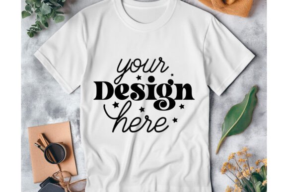Gildan 64000 White Mockup 36: Graphics for Product Mockups
