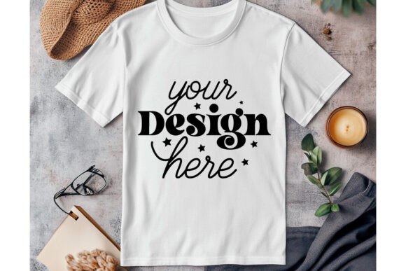 Gildan 64000 White Mockup 44: Premium Graphics & Product Mockups