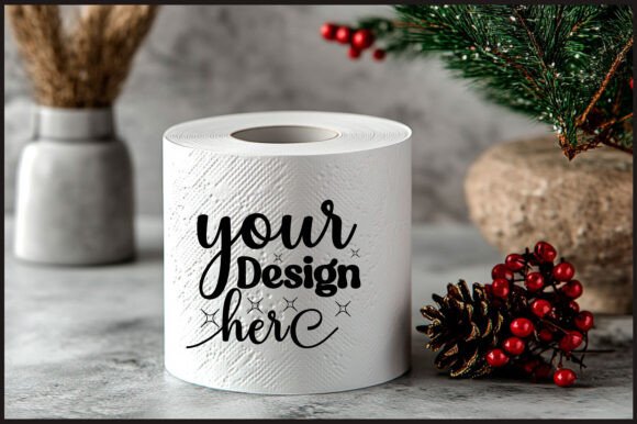 Review: Christmas Toilet Roll Mockup 90 for Holiday Projects